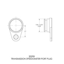 TRANSMISSION SPEEDO PORT PLUG - 20298