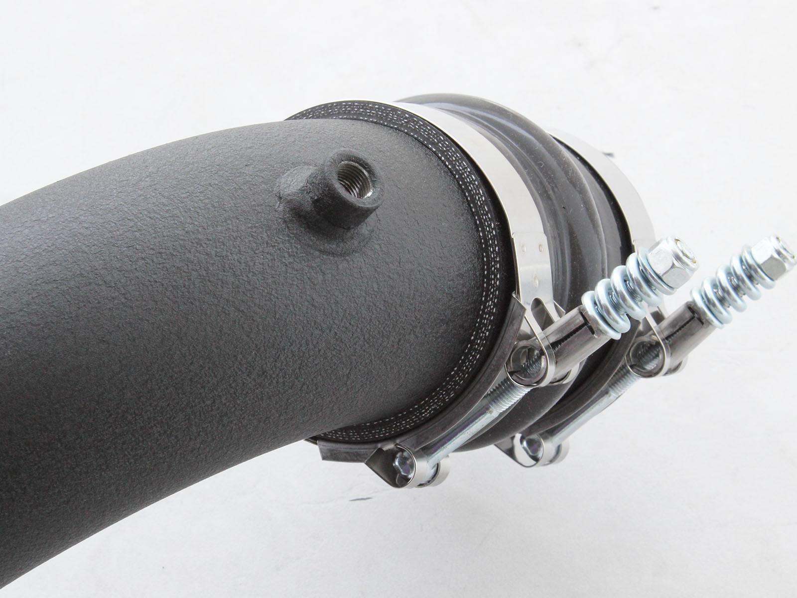 AFE BladeRunner 3 IN Aluminum Cold Charge Pipe Black (2011-2016 Silverado 2500 HD, Silverado 3500 HD, Sierra 2500 HD, Sierra 3500 HD) - 46-20118