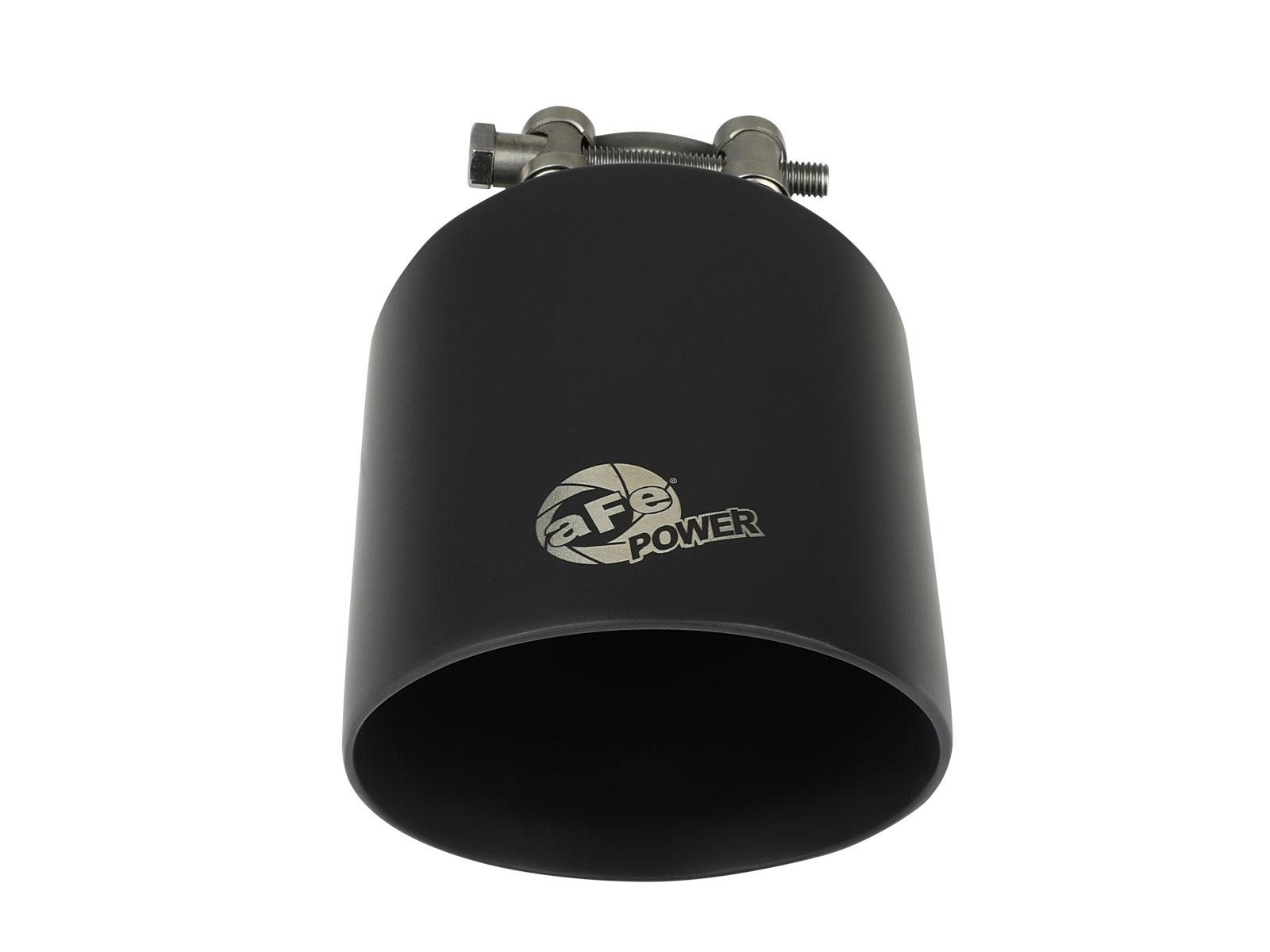 AFE MACH Force-Xp 304 Stainless Steel Clamp-on Exhaust Tip Black Velvet - 49T25454-B072