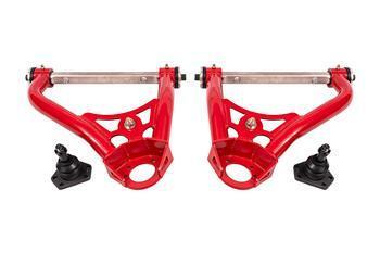 BMR Fabrication A-arms, Upper, Non-adjustable, Delrin, Std Ball Joint - Red (1967-1969 GM F-Bodies / 1968-1974 GM X-Bodies) - AAU311R