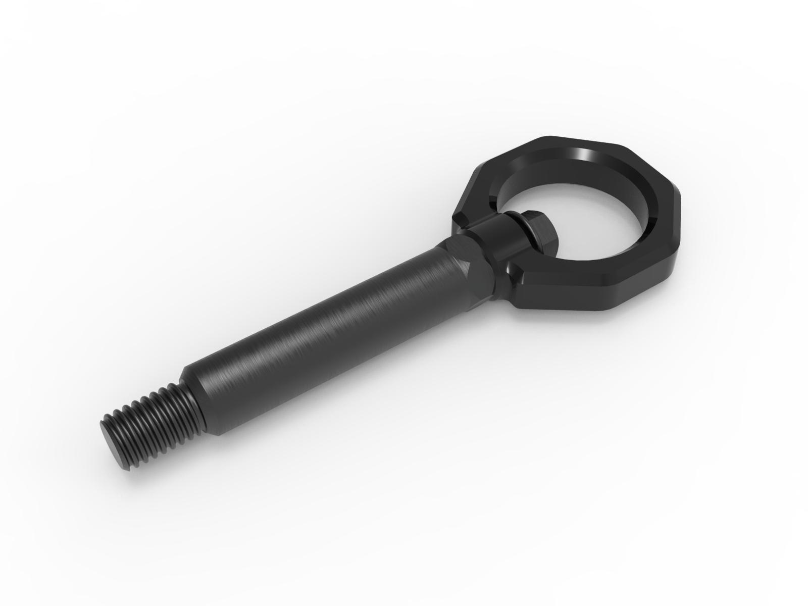 aFe CONTROL Rear Tow Hook Black - 450-502002-B