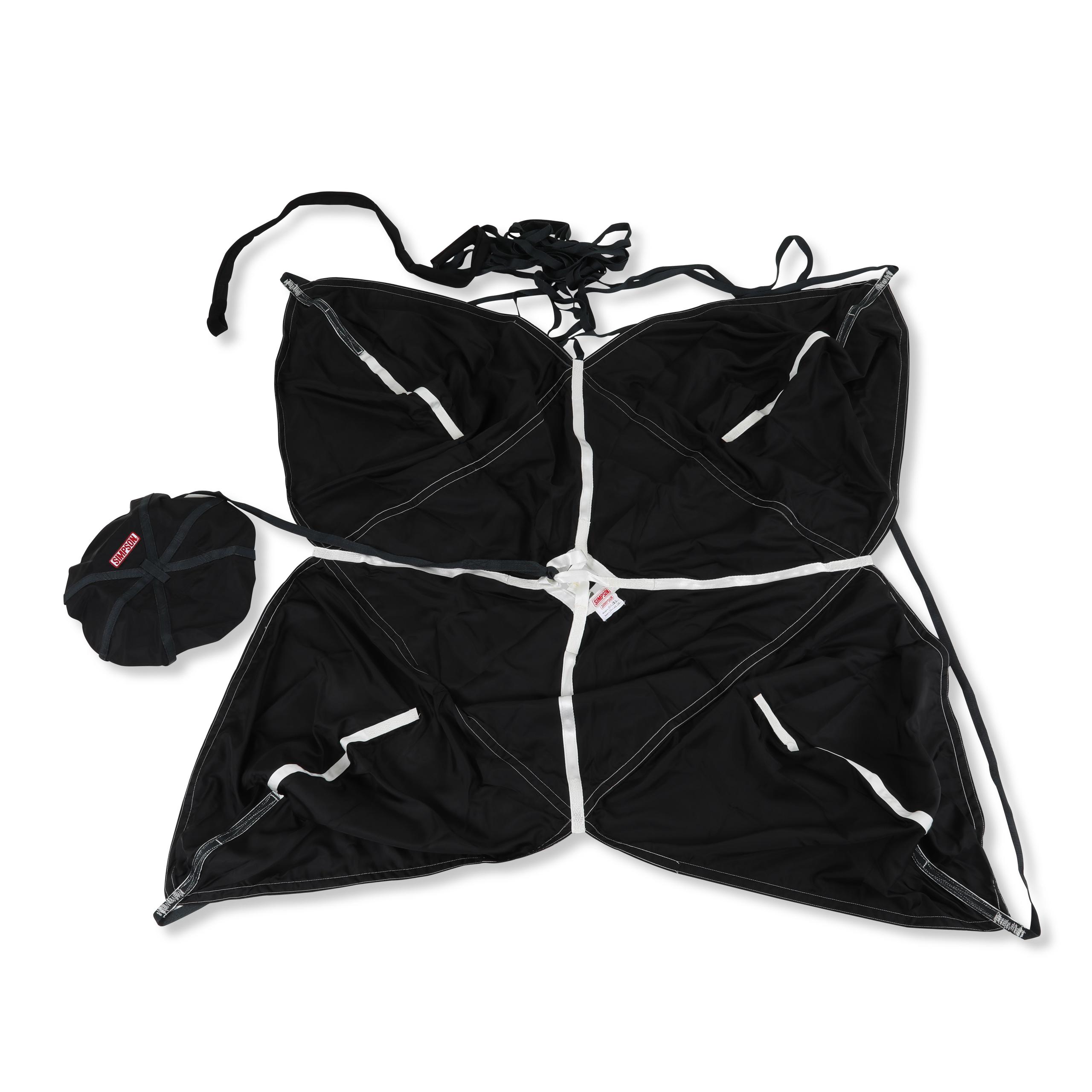 Simpson Racing Racing 8' AIR BOSS Drag Chute - 42037BK