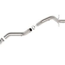 aFe Large Bore-HD 5 IN 409 Stainless Steel DPF-Back Exhaust System w/ Polished Tip (GM Diesel Trucks 24-25 V8-6.6L (td) L5P)- 49-44147-P