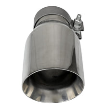 AFE MACH Force-Xp 304 Stainless Steel Clamp-on Exhaust Tip Polished (3 IN Inlet x 4-1/2 IN Outlet x 9 IN L) - 49T30454-P093