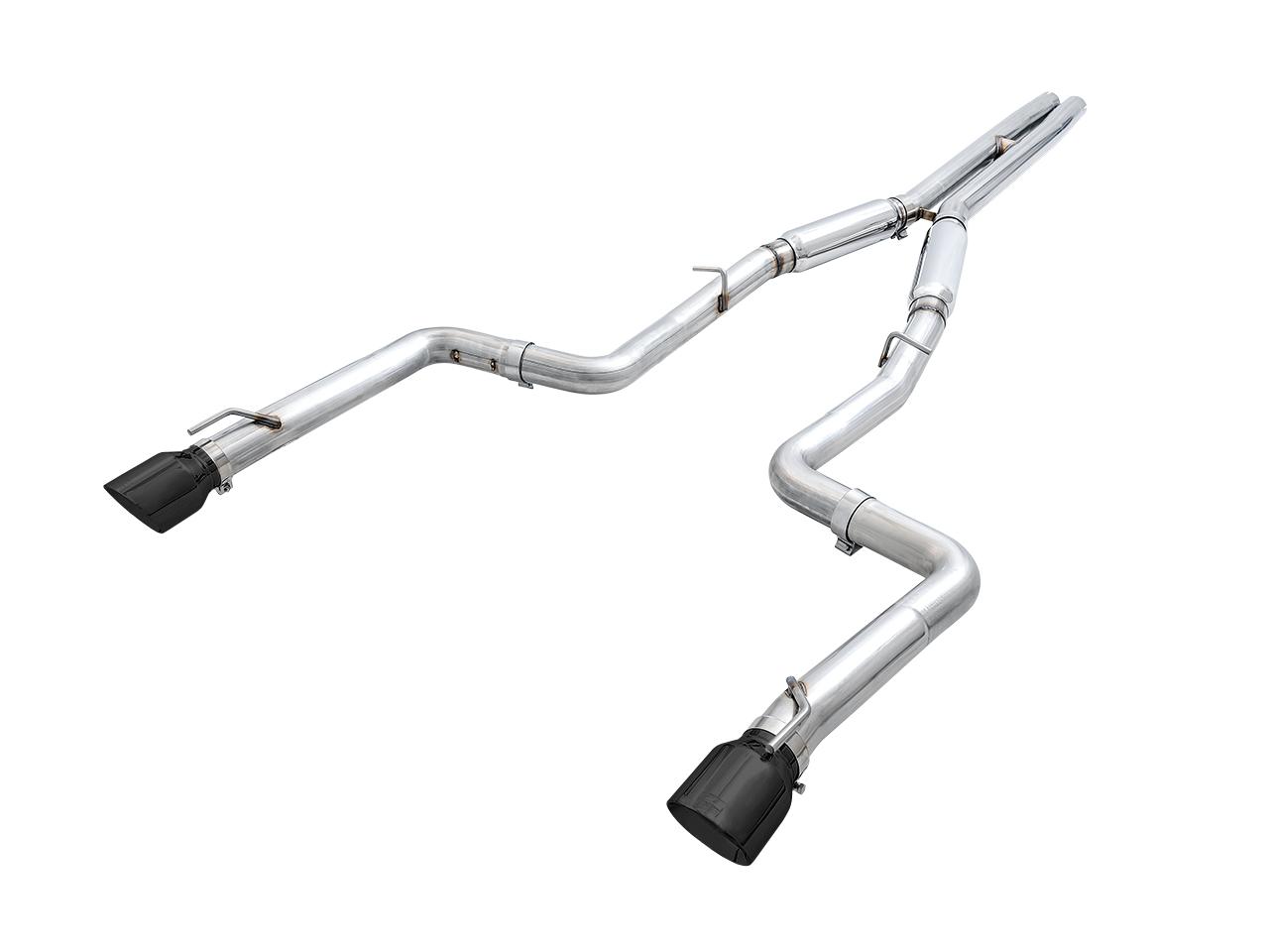AWE 3015-33126 AWE Track Edition Exhaust - Black Tips (2015-2020 Dodge Charger 6.4L / 6.2L SC)