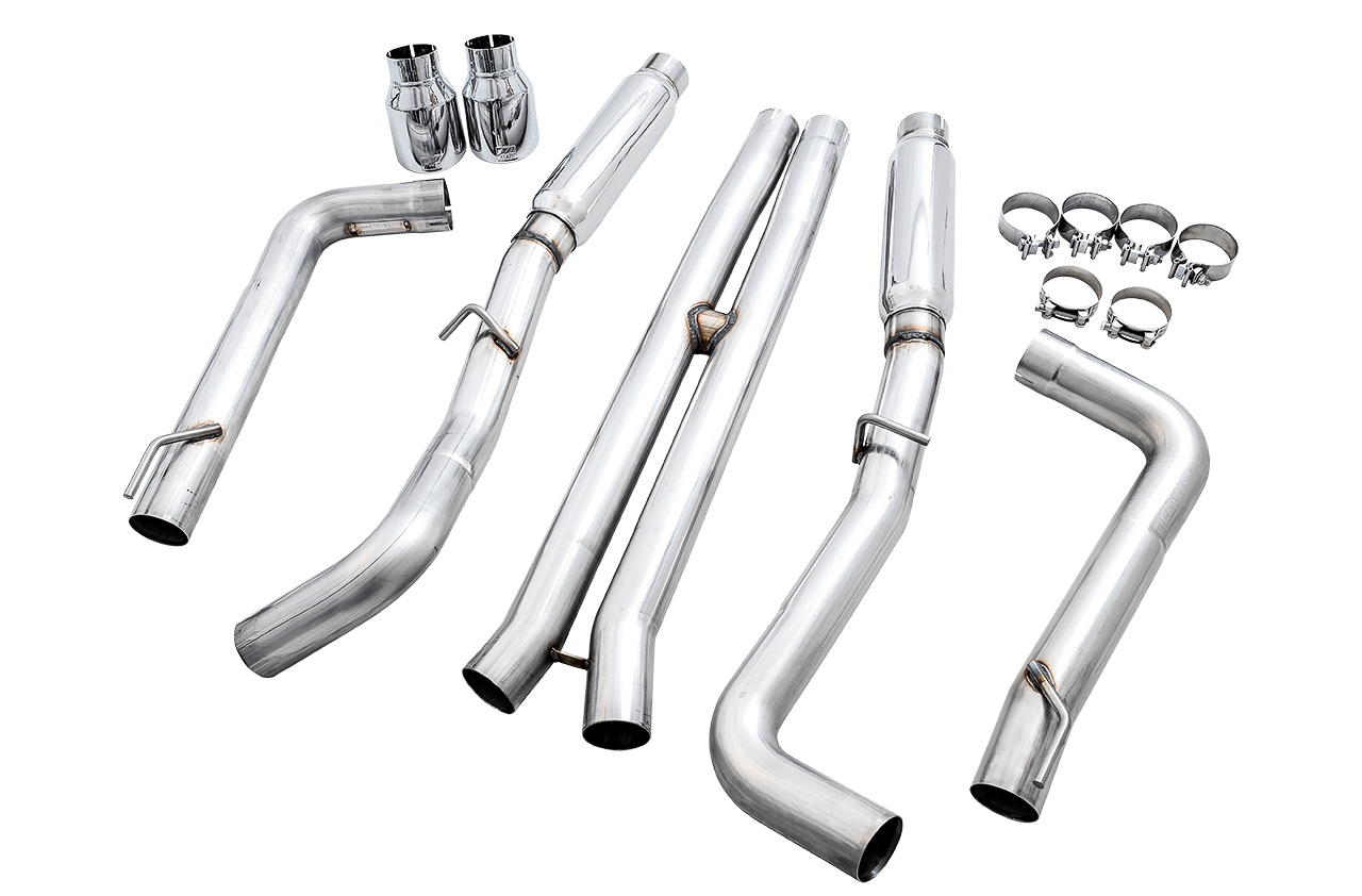 AWE 3015-32112 AWE Track Edition Exhaust - Silver Tips (2015-2020 Dodge Charger 6.4L / 6.2L SC)