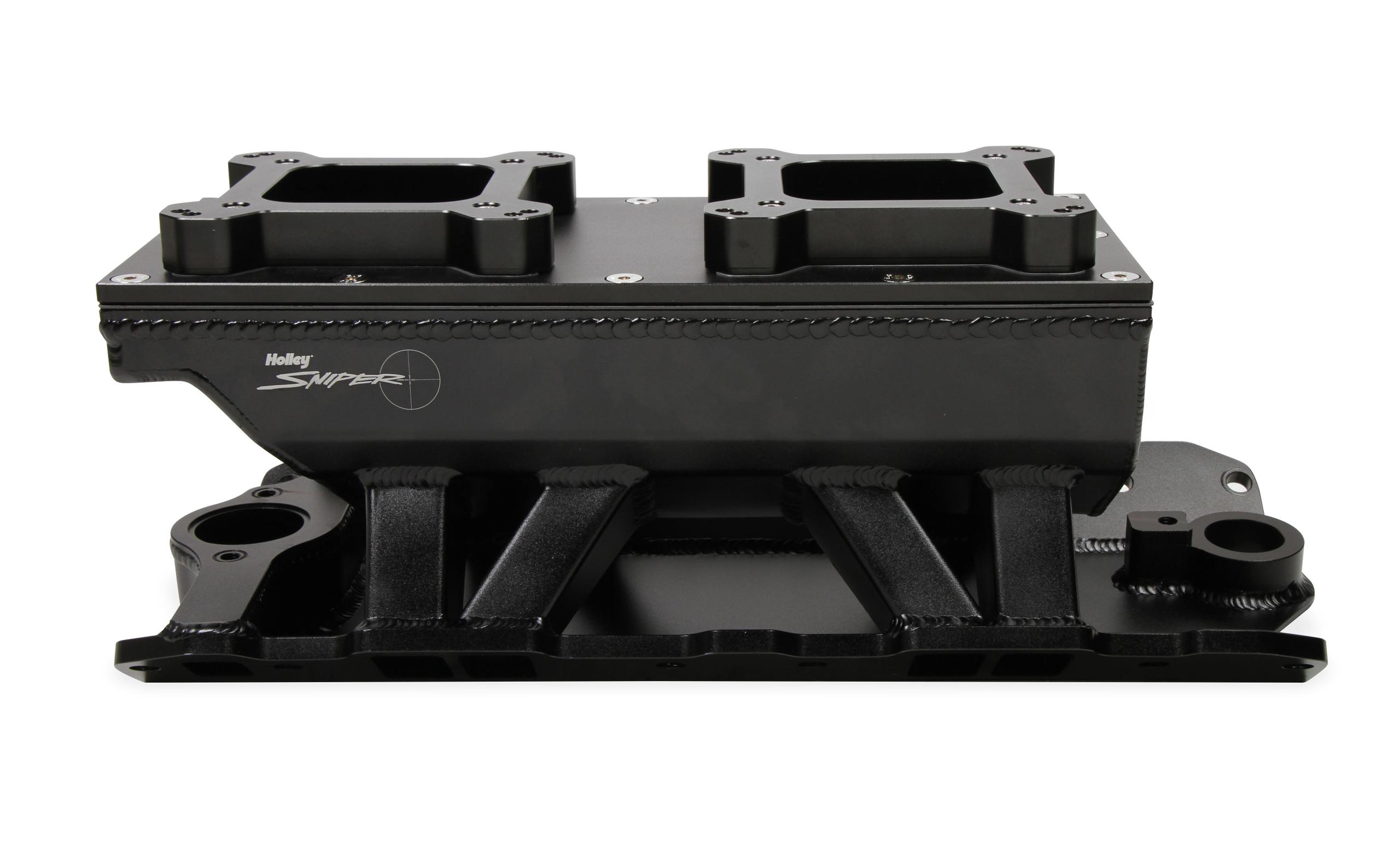 Holley Sniper EFI Intake Manifold (1955-1993 Grand LeMans, Laurentian, Bel Air, Marathon, Biscayne, Phaeton, Century, LeSabre, Regal, Roadmaster, Commercial Chassis, Skylark, K5 Blazer, C10, C10 Suburban, C20, C20 Suburban, C30, Camaro, Caprice, Corvette,
