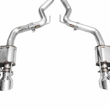 AWE SwitchPath Catback Exhaust - Quad Chrome Silver Tips (2024-2026 Mustang GT) - 3025-42650