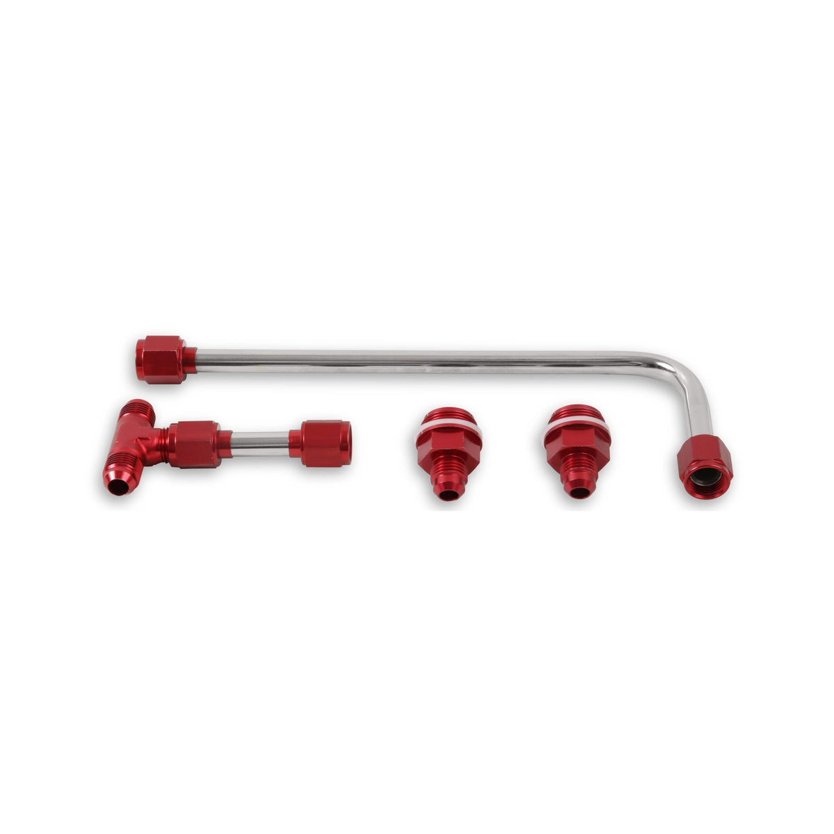 Quickfuel Dual Feed Fuel Line #6AN (Red). - 34-600RQFT