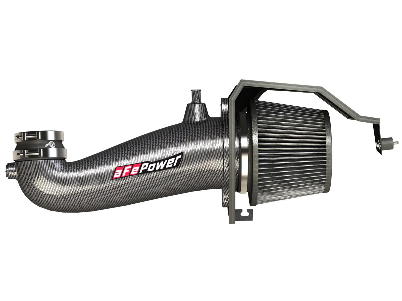 AFE Track Series Stage-2 Carbon Fiber Intake System w/ Pro DRY S Media (2011-2021 300, Challenger, Charger) - 51-12162-C