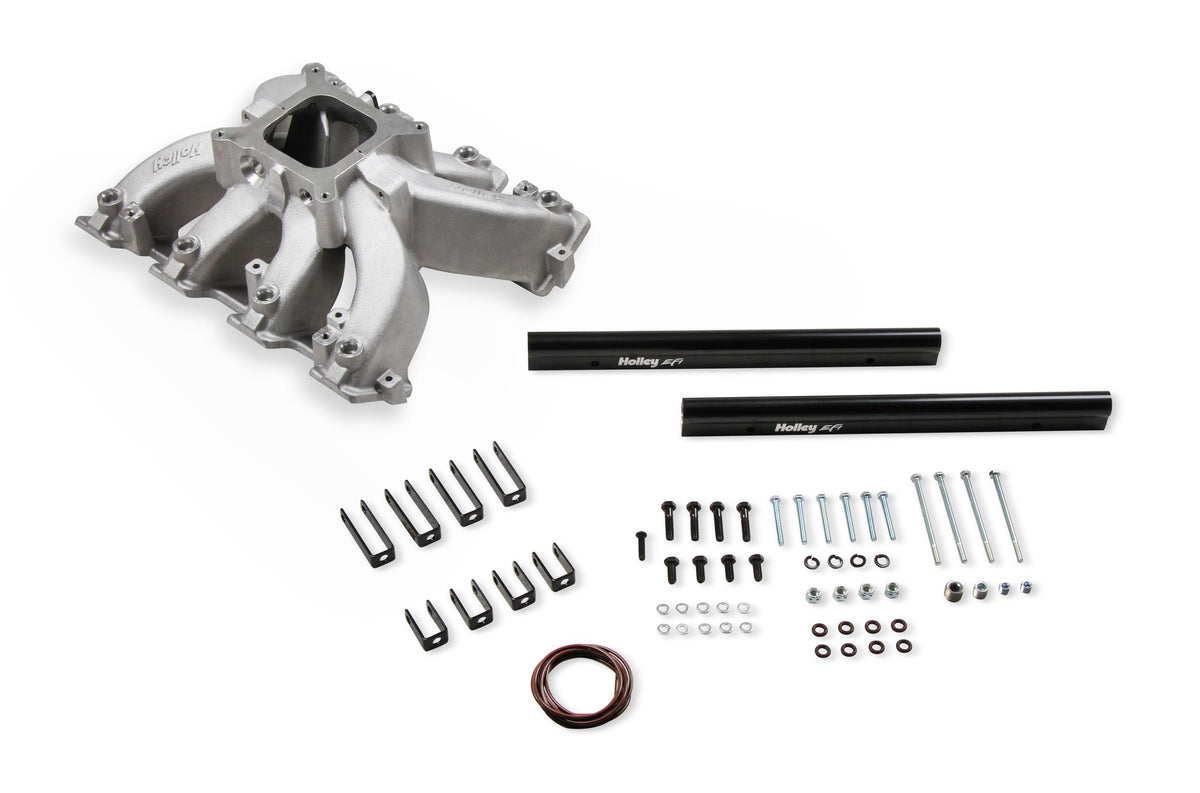 Holley Single Plane EFI Split-Design Race Intake Manifold- GM LS3/L92.  - 300-290