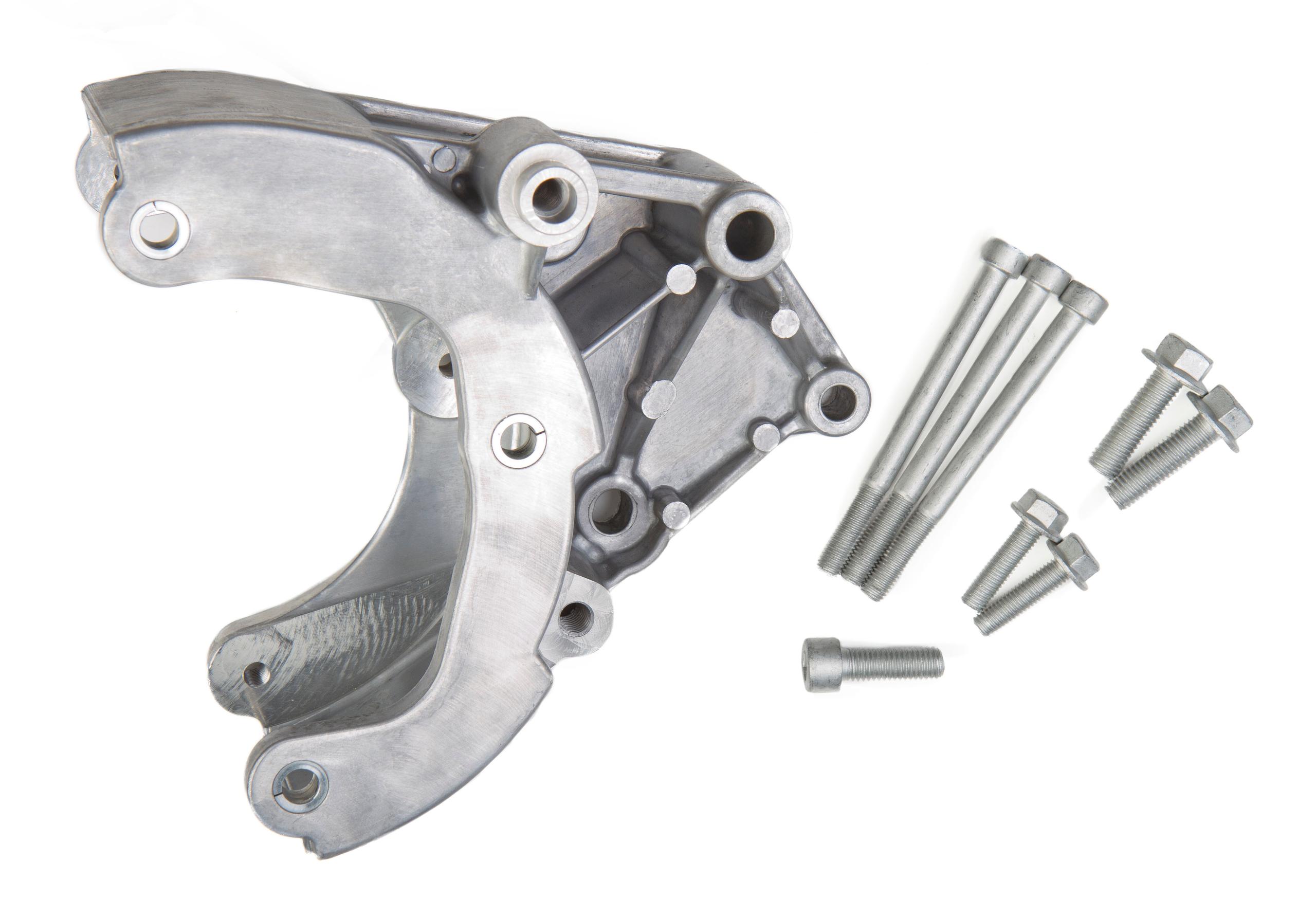 Holley LS A/C Accessory Drive Bracket - Passenger's Side A/C Bracket - works with R4 compressor.  - 20-133