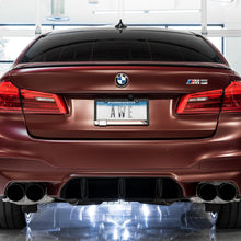 AWE Tuning 18-22 BMW M5 (F90) 4.4T AWD SwitchPath Axle-back Exhaust - Diamond Black Tips - 3025-43065