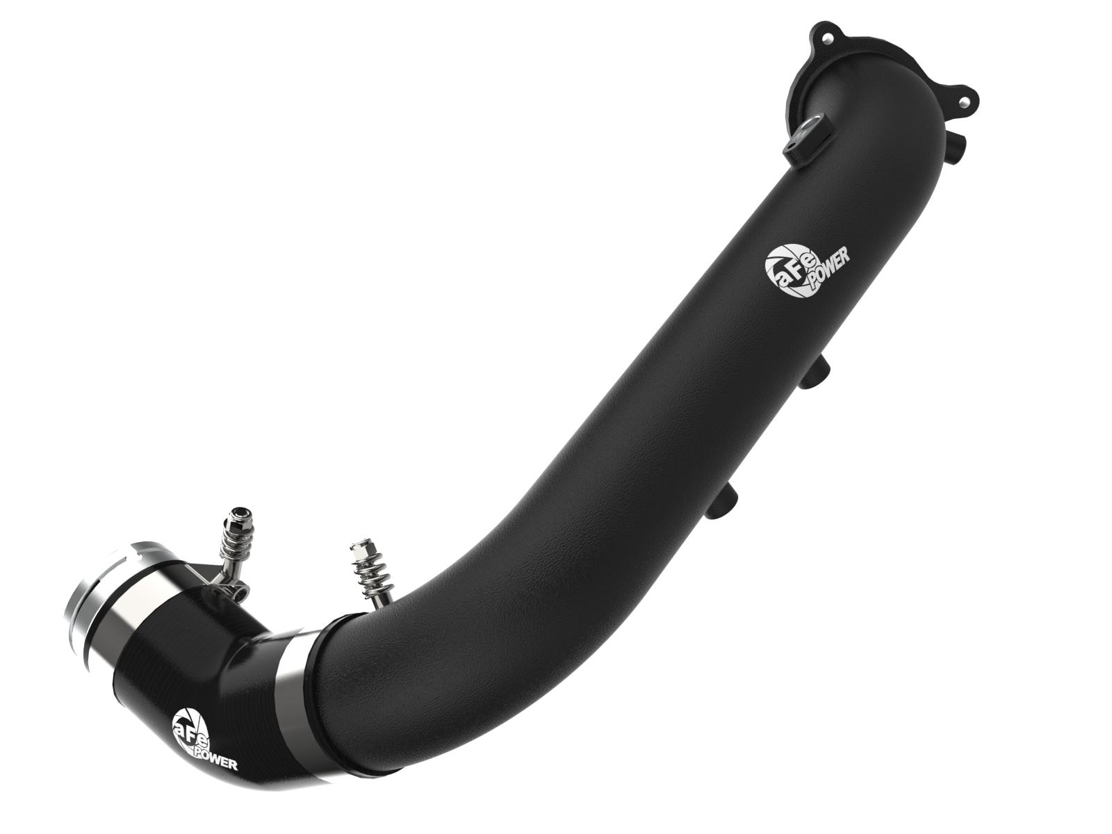 AFE BladeRunner 2-3/4 IN Aluminum Hot-Side Charge Pipe Black (2021-2021 GR Supra) - 46-20488-B