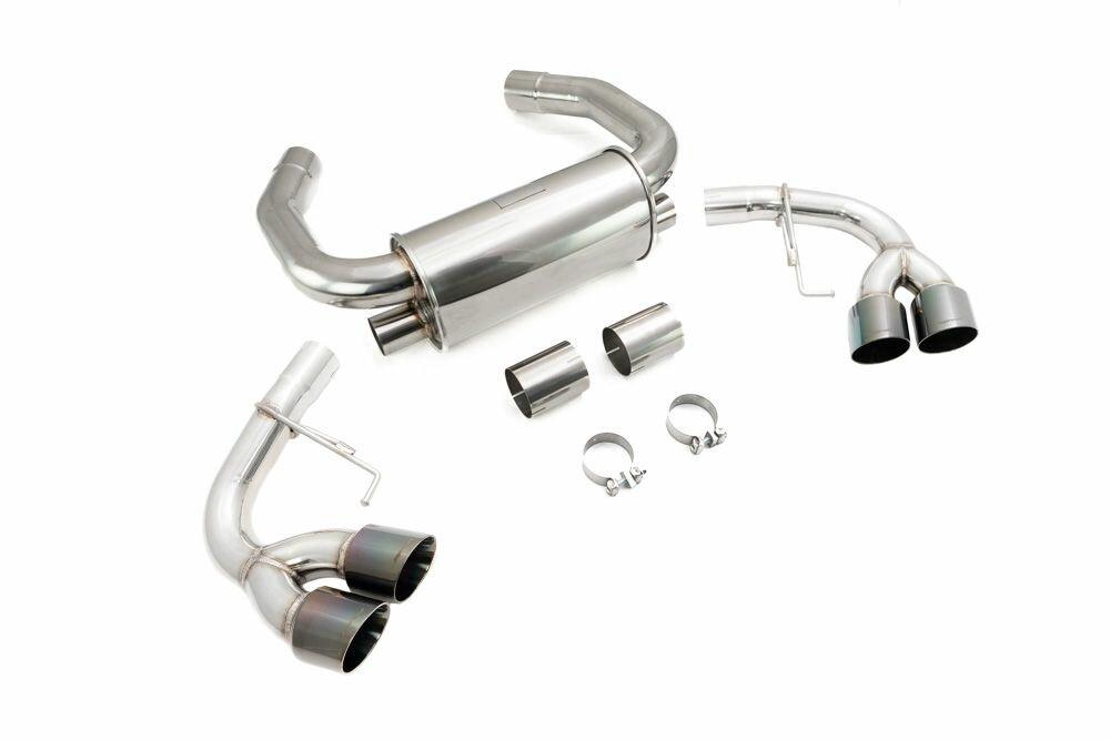 Megan Racing BMW M5 (F90) 2018+ Supremo Axle-Back Exhaust System (Black Chrome Tip) - MR-ABE-BF90-BC