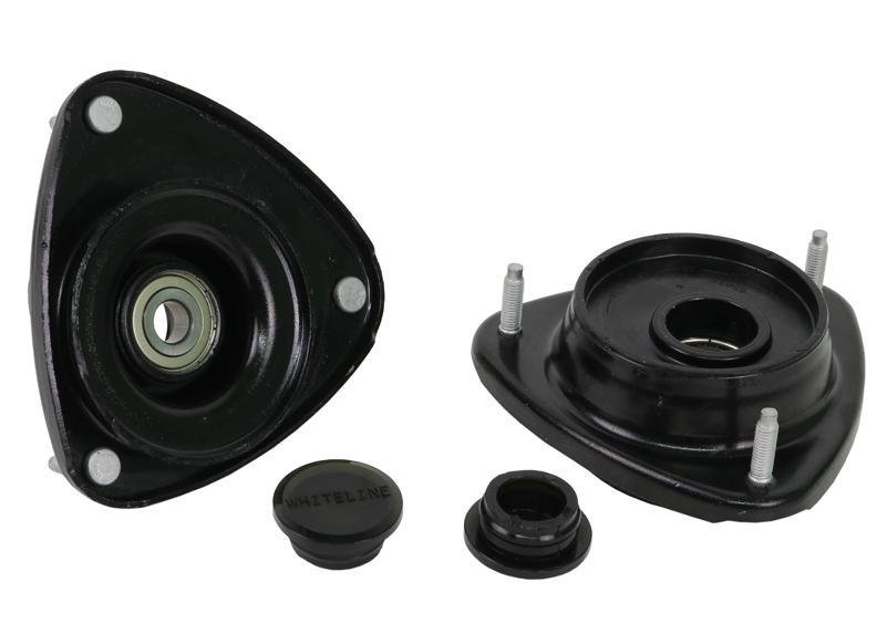 Whiteline Performance Strut Mount High Duro Rubber +.75 Degrees Caster /-0.5 Degrees Camber Whiteline (1990-2007 Legacy, Impreza, Forester, Outback, 9-2X) - KCA335