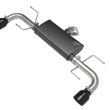 AFE Takeda 2-1/2 IN 304 Stainless Steel Axle-Back Exhaust System w/ Black Tip (Mazda CX-5 19-22 L4-2.5/2.5L (t)) - 49-37021-B