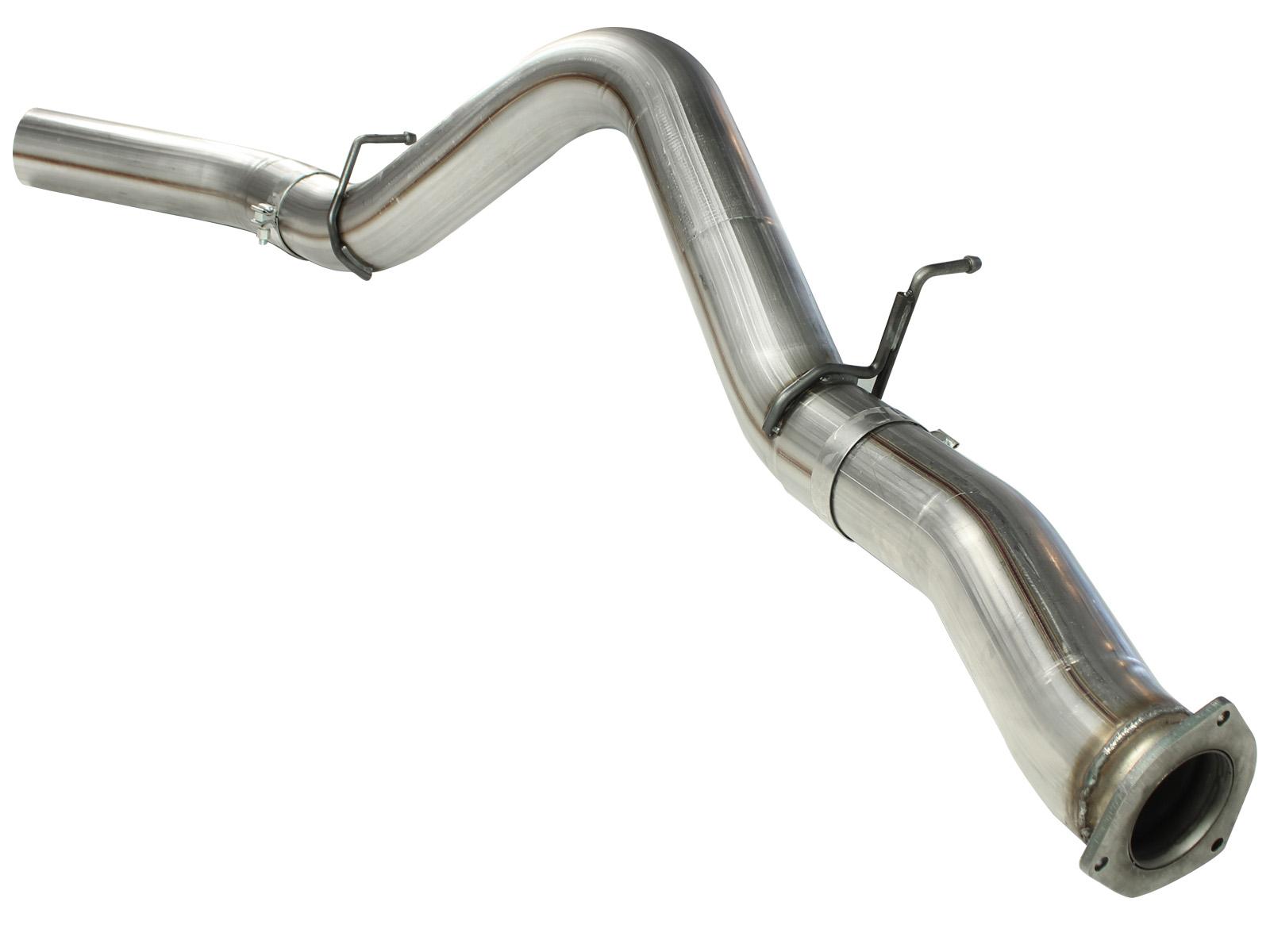 AFE Large Bore-HD 5 IN 409 Stainless Steel DPF-Back Exhaust System (2007-2010 Silverado 2500 HD, Silverado 3500 HD, Sierra 2500 HD, Sierra 3500 HD) - 49-44040