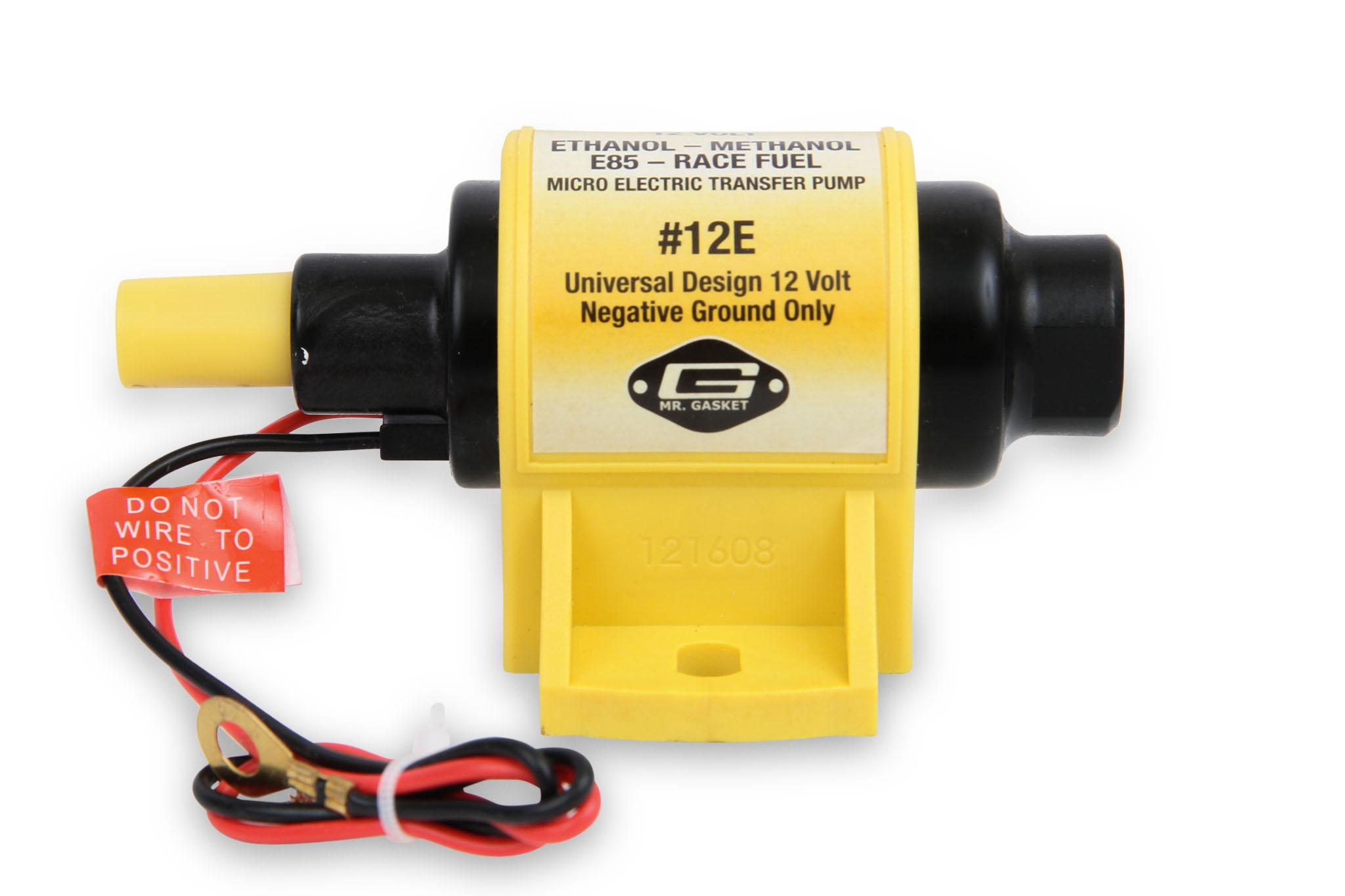 Mr. Gasket Micro Electric Fuel Pump.  - 12E
