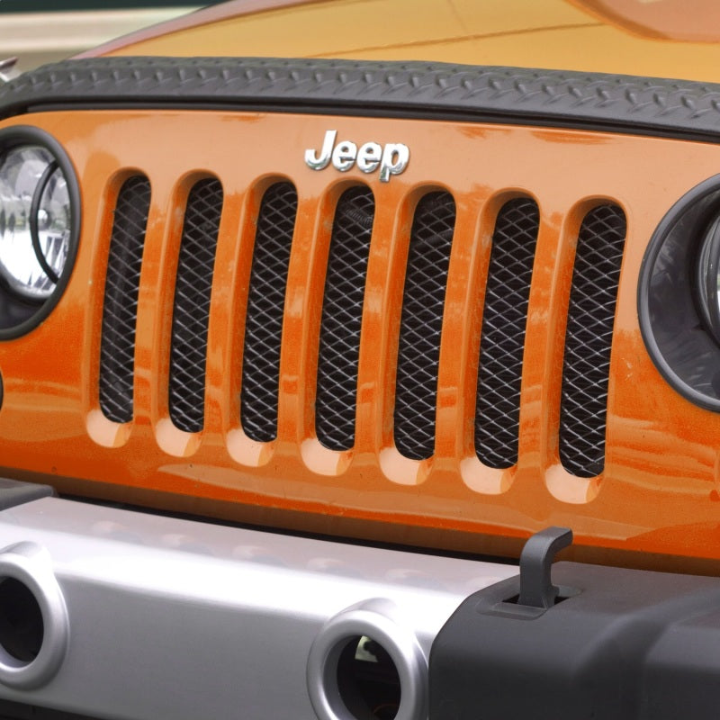 Rugged Ridge Grille Insert Mesh Black; 07-18 Jeep Wrangler Jk - 11401.31