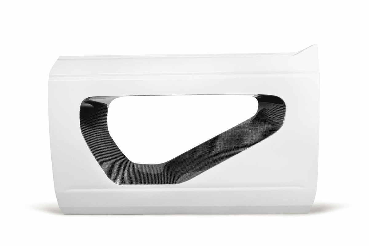 Anderson Composites Fiberglass Halo Doors with Carbon Fiber Inserts (2021-2025 Bronco 2 Door) - AC-DD21FDBR2D-HA-PC