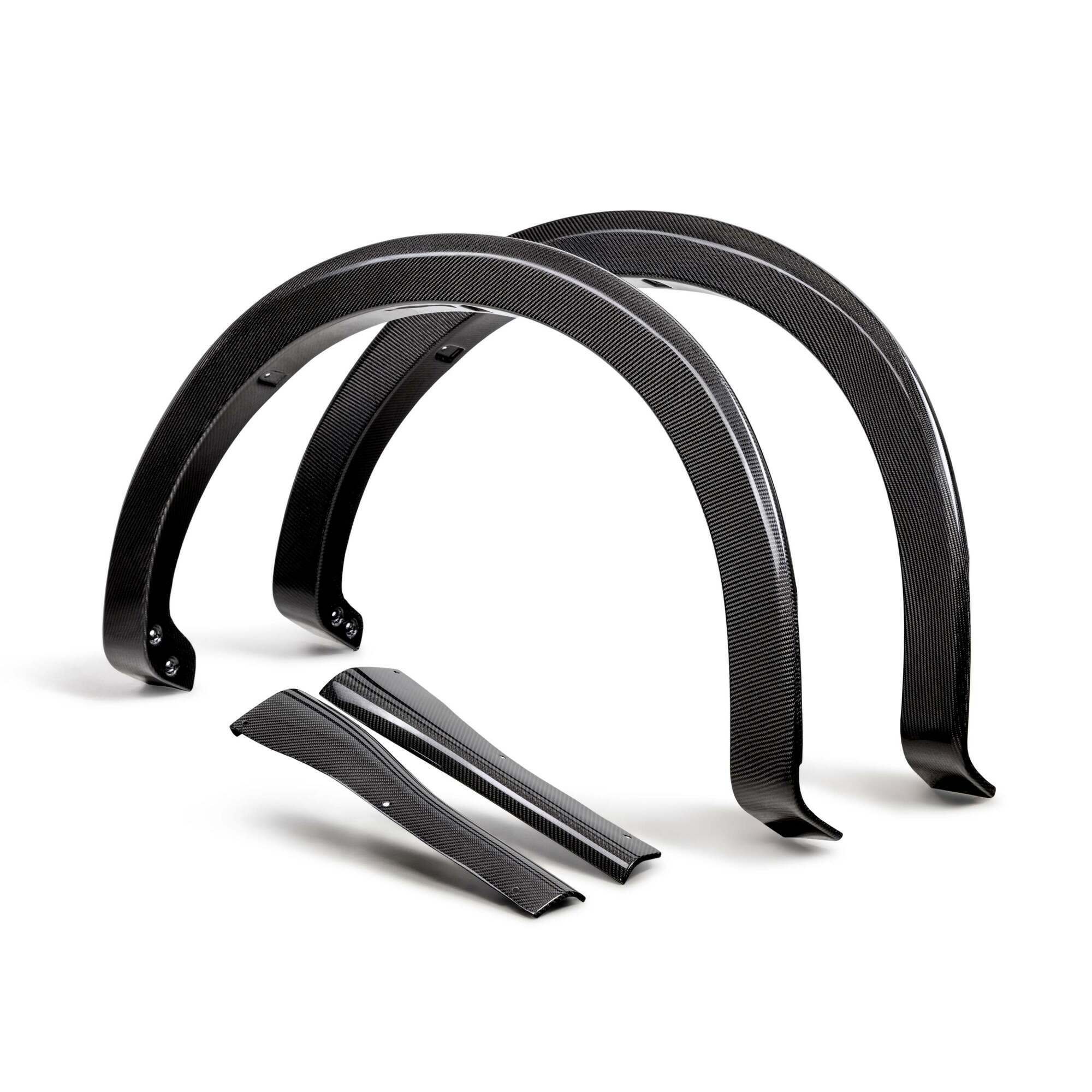 Anderson Composites Type-AO Carbon Fiber Rear Fender Flares (2021-2025 F-150 Non-Raptor) - AC-FLR21FDF150-R-AO