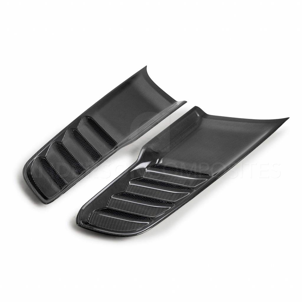 Anderson Composites 2021-2023 Ram TRX TYPE-OE Carbon Fiber Hood Vents (Pair) - AC-HV21DGTRX