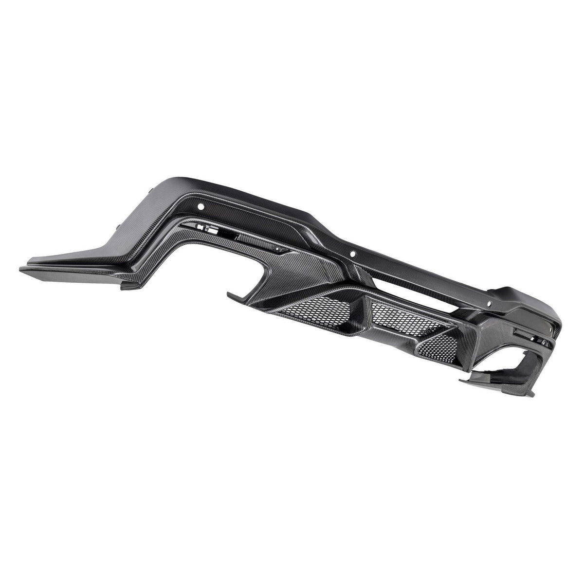 Anderson Composites Type-GT5 Carbon Fiber Rear Diffuser (2024-2026 Mustang) - AC-RL24FDMU-GT5