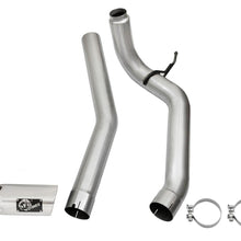 AFE Large Bore-HD 4 IN DPF-Back Stainless Steel Exhaust System w/Polished Tip (2016-2019 Titan XD) - 49-46113-P