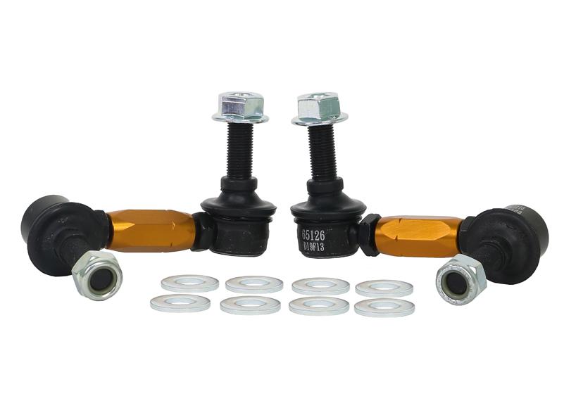 Whiteline Performance Front Sway Bar Link Link Adjustable Extra Heavy Duty 97-13 Chevrolet Corvette Whiteline (1997-2019 Corvette, 350Z, G35) - KLC110