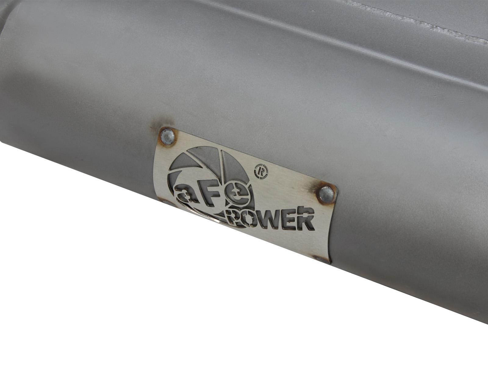 AFE Scorpion 2-1/2 IN Aluminized Steel Axle-Back Hi-Tuck Exhaust System - 49-08046