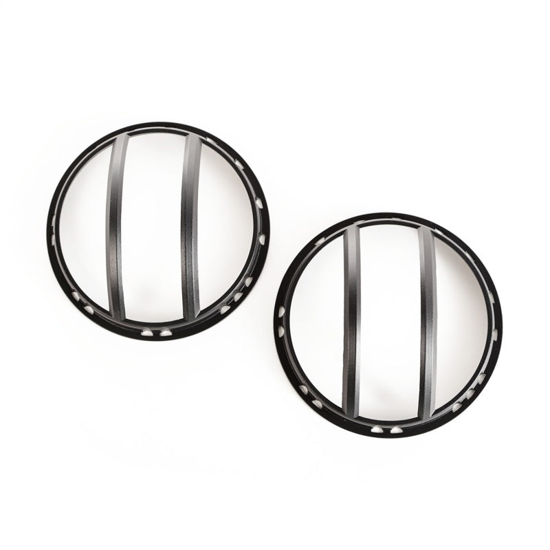 Rugged Ridge Elite Euro Guard Kit Pivotal Headlight Black; 07-18 Wrangler Jk/Jku - 11230.13