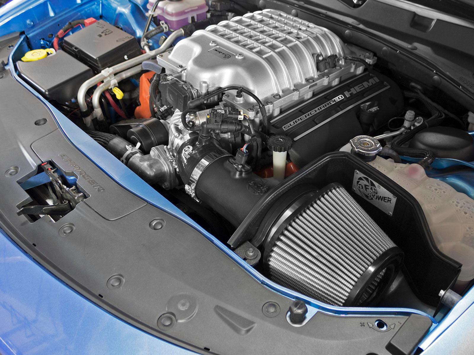 AFE Magnum FORCE Stage-2 Cold Air Intake System w/ Pro DRY S Media (2015-2016 Challenger, Charger) - 51-12802