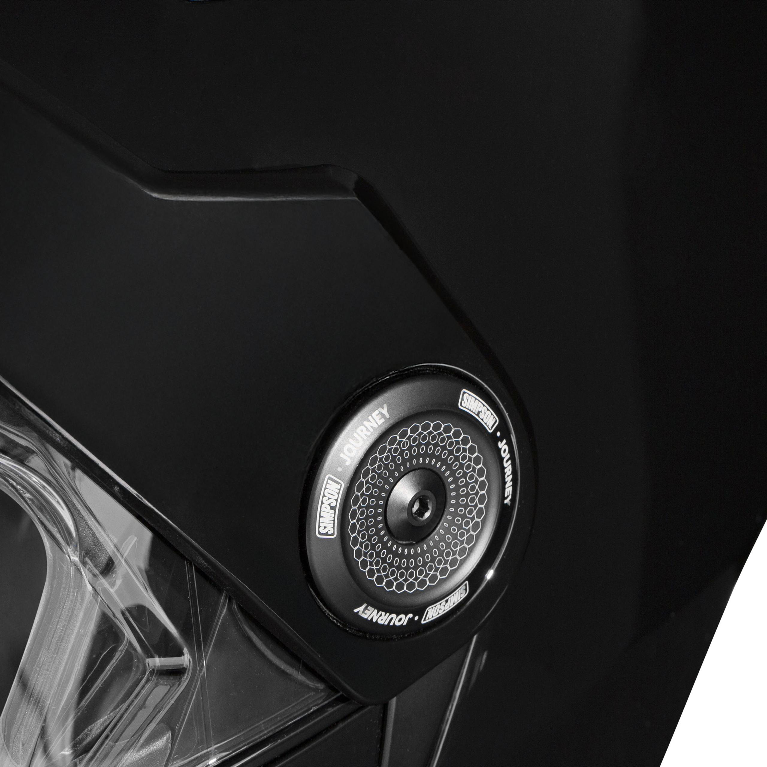 Simpson Racing Motorcycle Journey Bandit Helmet - Black - JB2XS