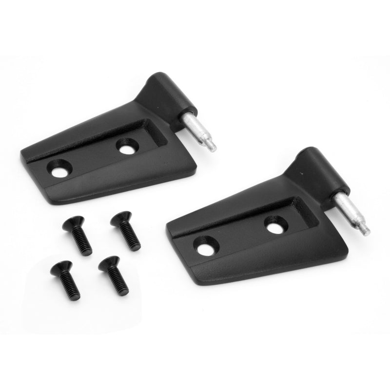 Rugged Ridge Door Hinge Kit Right Black; 07-18 Jeep Wrangler Jk - 11202.22
