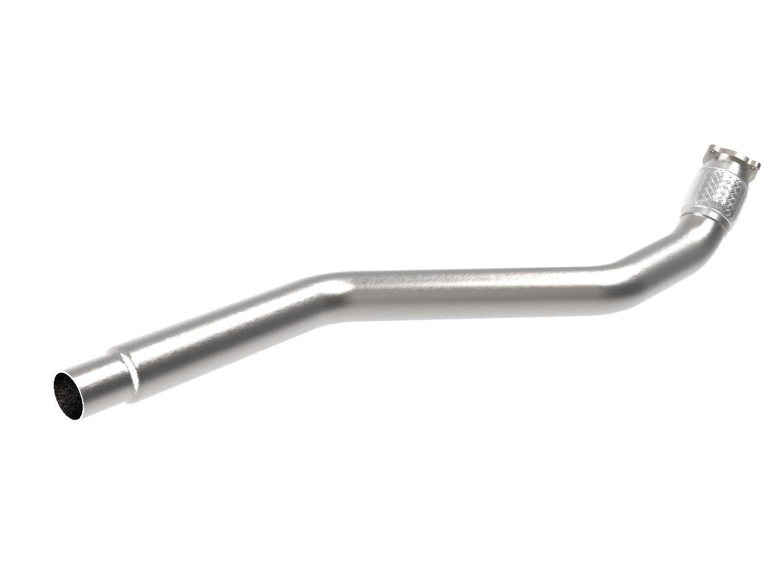 AFE MACH Force-Xp 3 IN 304 Stainless Steel Front Resonator Delete Pipe (Audi A4/A5 (B8) 09-16 L4-2.0L (t)) - 49-36428