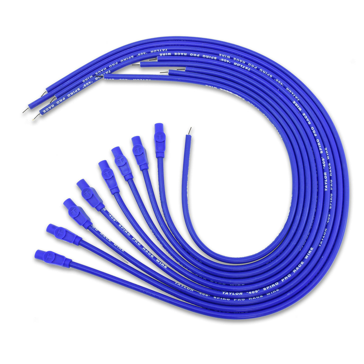 TAYLOR CABLE 409 Spiro-Pro univ 8 cyl 180 blue Spark Plug Wires - 79655
