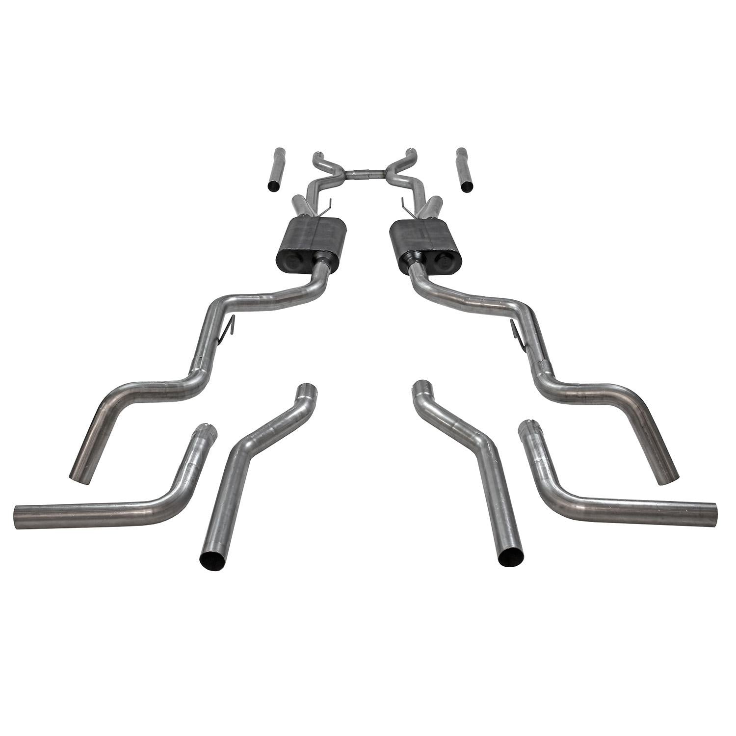 Flowmaster American Thunder Header-Back Exhaust System (1963-1966 C10 Pickup) - 817937