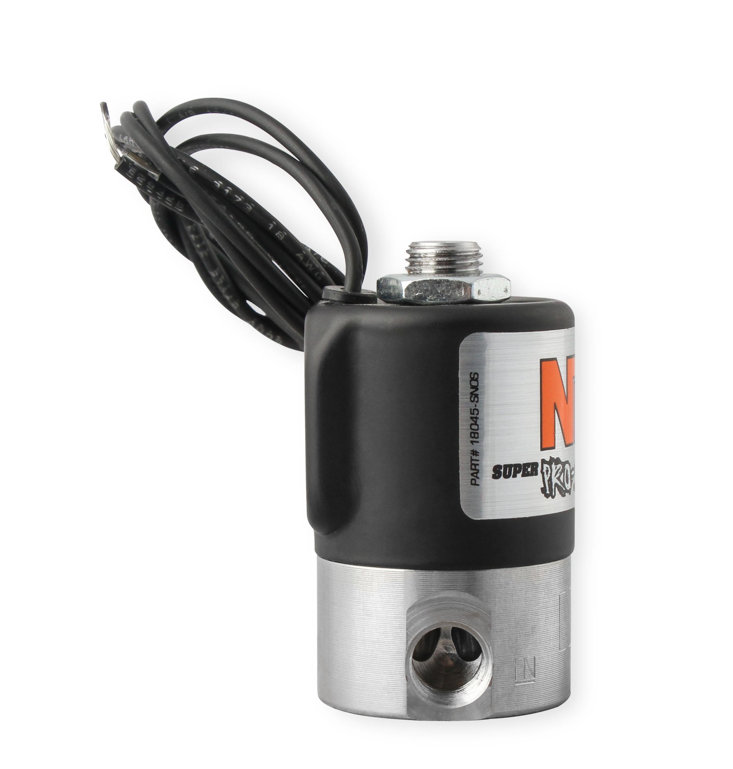 NOS  Nitrous Solenoid - Black. - 18045BNOS