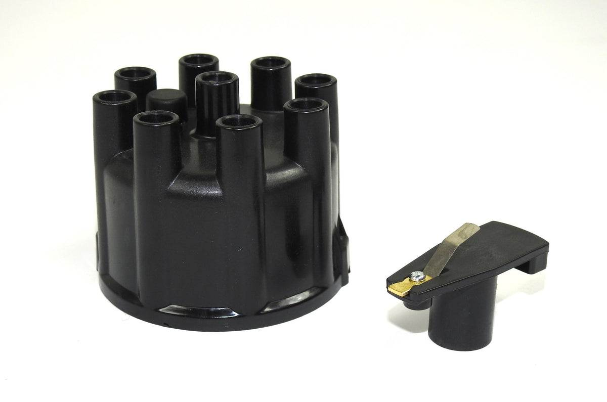 Pertronix D600704 Cap & Rotor Chrysler Cast, Black - D600704