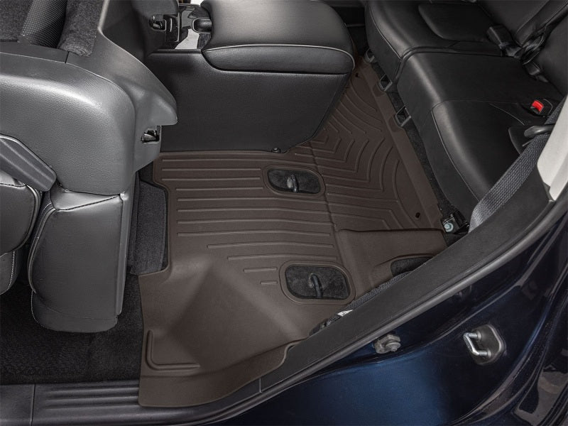 WeatherTech 19-24 Infiniti QX80 Rear FloorLiner HP - Cocoa