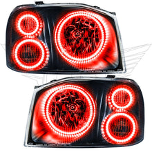 Oracle 01-04 Nissan Frontier LED Headlight Triple Halo Kit - Red