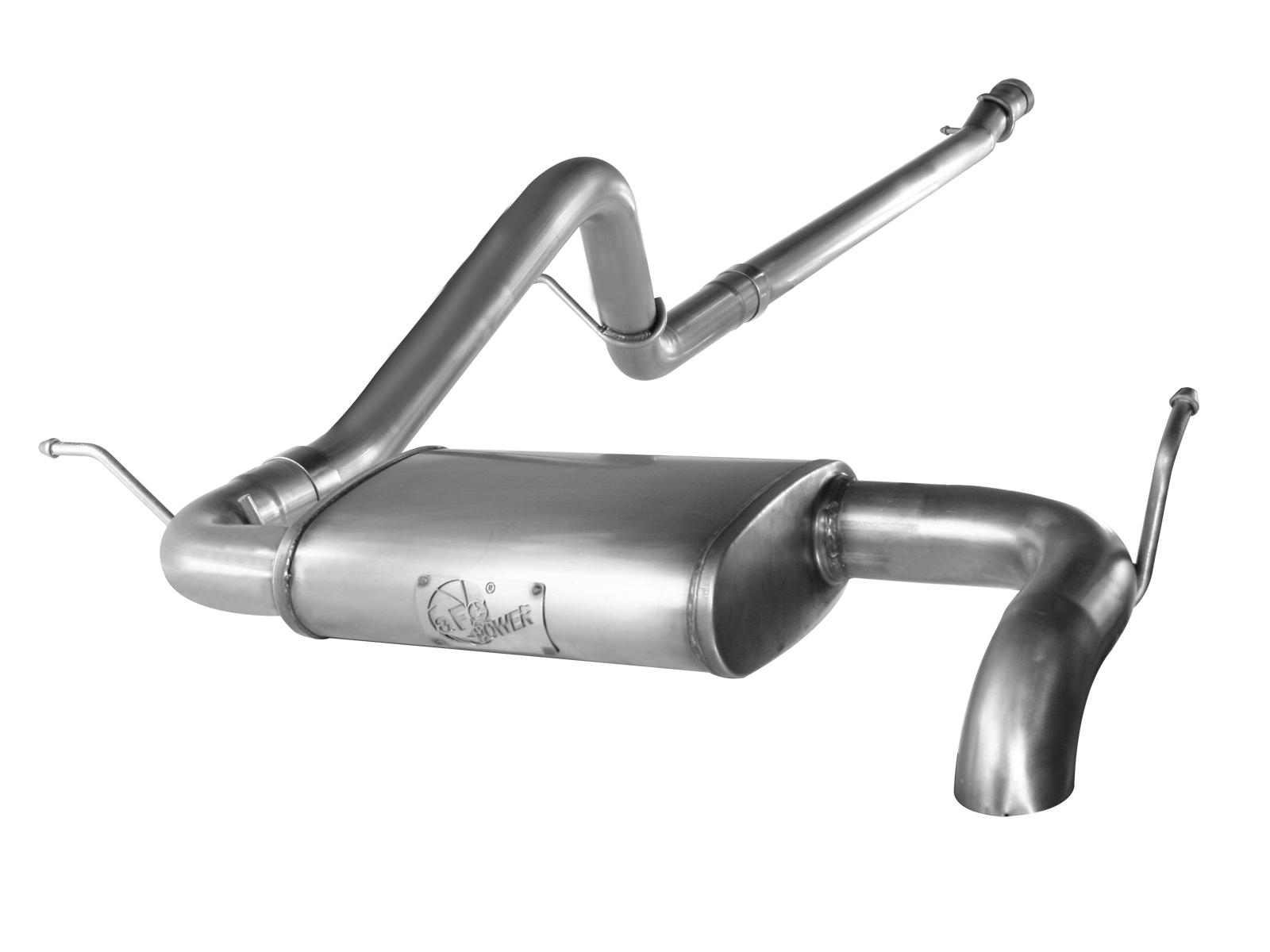 AFE MACH Force-Xp 2-1/2 IN 409 Stainless Steel Cat-Back Hi-Tuck Exhaust System - 49-46212
