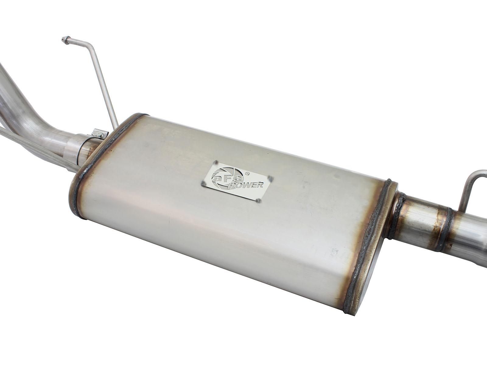 AFE MACH Force-Xp 2-1/2in 409 Stainless Steel Cat-Back Exhaust System w/Black Tip (2013-2015 Tacoma) - 49-46024-B