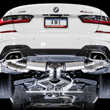 AWE Non-Resonated Touring Edition Exhaust for G20 M340i - OE Tips (2019+ 3 Series) - 3015-11058
