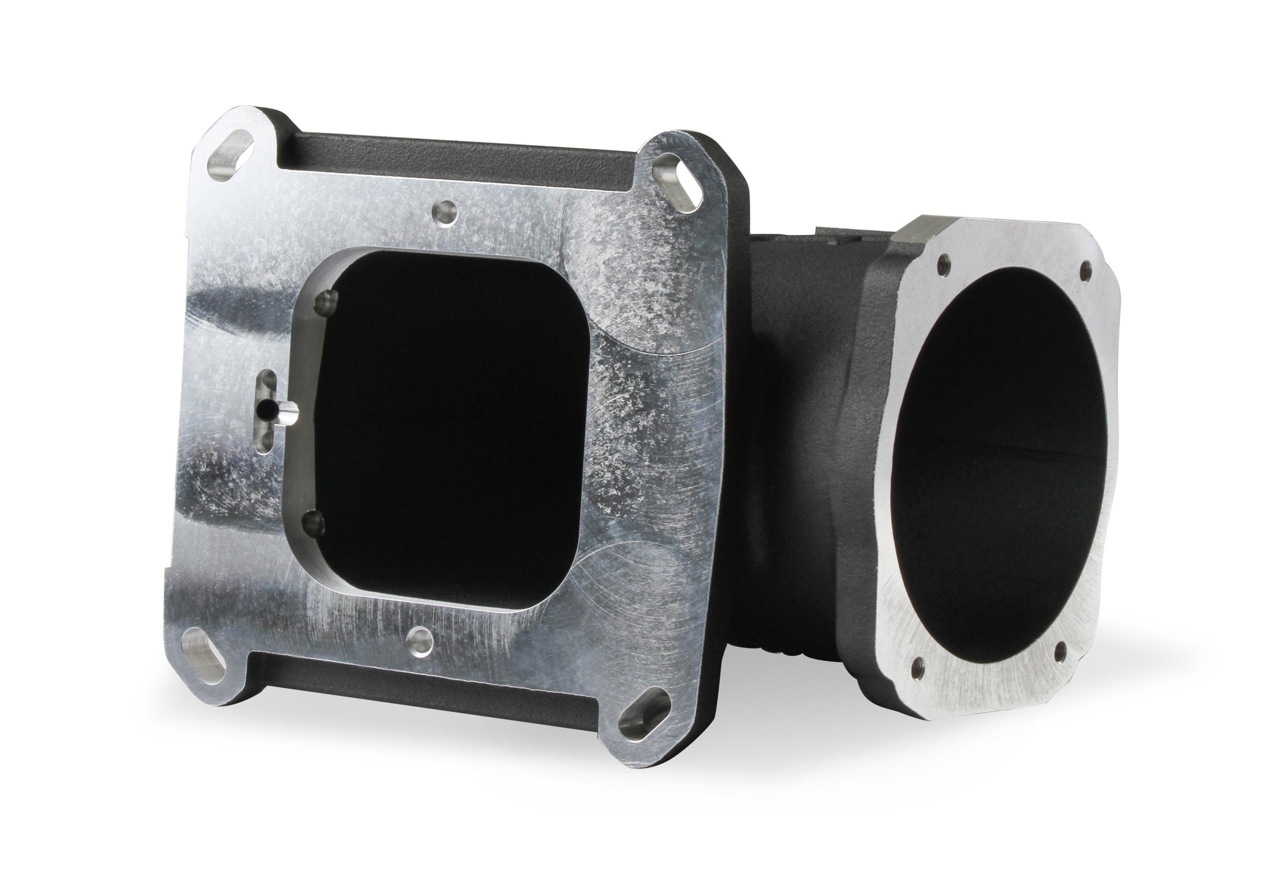 Holley Efi 300-240BK Intake Elbow, Gm Ls Throttle 4150, Black
