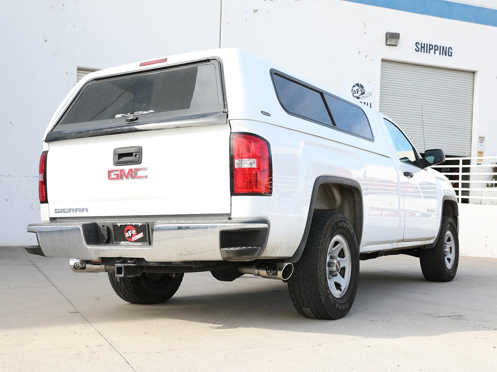 AFE Apollo GT Series Cat-Back Exhaust System w/ Dual Rear-Side Exit Polished Tip - 49-44134-P