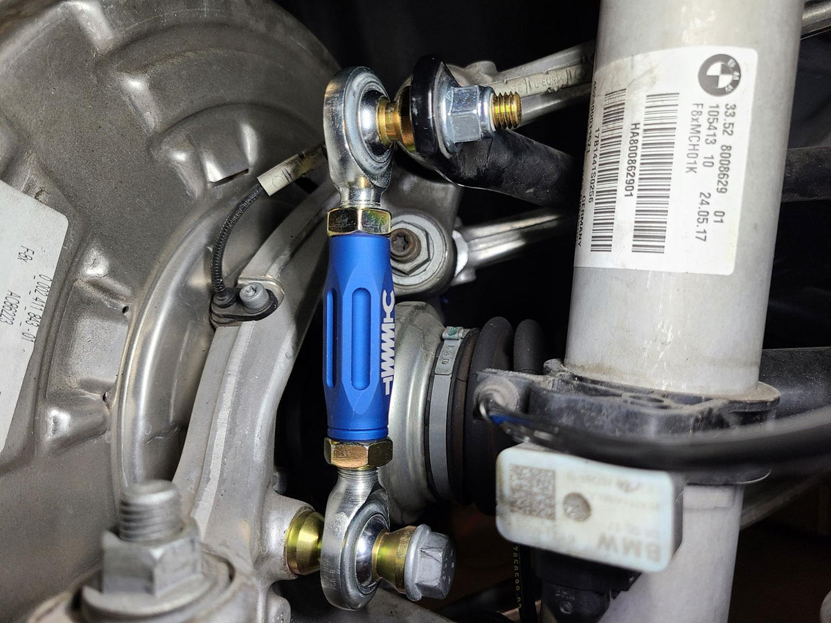 aFe CONTROL Rear End Link Set Blue (2015-2021 M3, M4, M4, M2, M2, M2) - 442-502001RL