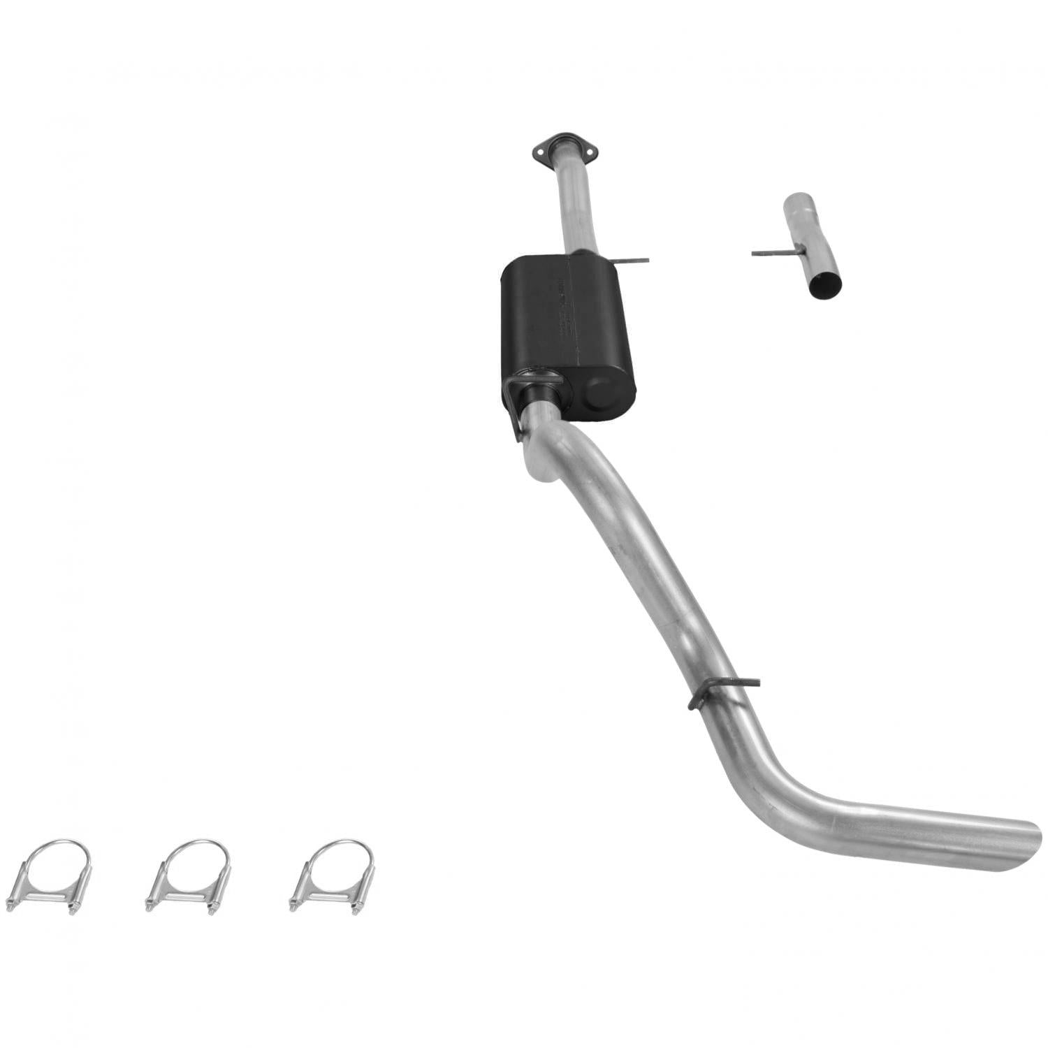 Flowmaster Cat-back System - Single Side Exit - American Thunder - Moderate Sound