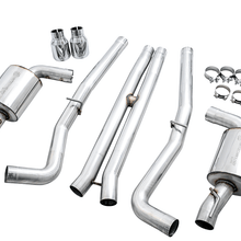 AWE 3020-32056 AWE Touring Edition Exhaust - Non-Resonated, Silver Tips (2015-2020 Dodge Charger 6.4L / 6.2L SC)